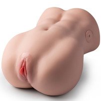 GET REAL - DILDO 12 CM CON TESTÍCULOS NATURAL