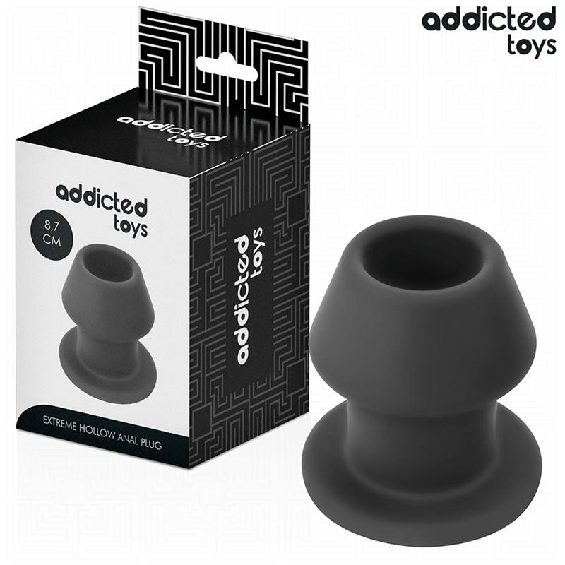 ADDICTED TOYS - PLUG ANAL HUECO EXTREM SILICONA TALLA M 8,7 CM