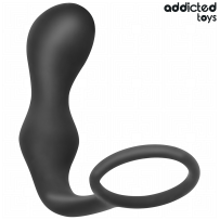 ADDICTED TOYS - PLUG ANAL CON ANILLO SILICONA MODELO 3