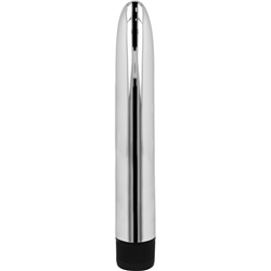 OHMAMA - VIBRADOR CLASICO SILVER 17.5 CM