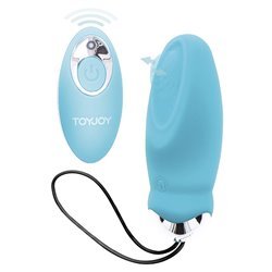 TOYJOY - HAPPINESS IM SO EGGCITED VIBRADOR CON CONTROL REMOTO AZUL