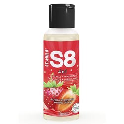 STIMUL8 - S8 4 EN 1 LUBRICANTE POSTRE FRESA 125 ML