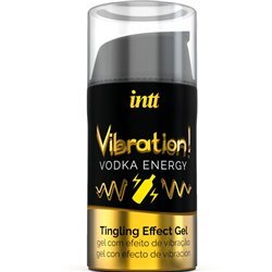 INTT - POTENTE ESTIMULANTE ÍNTIMO GEL VIBRADOR LIQUIDO VODKA 15ML