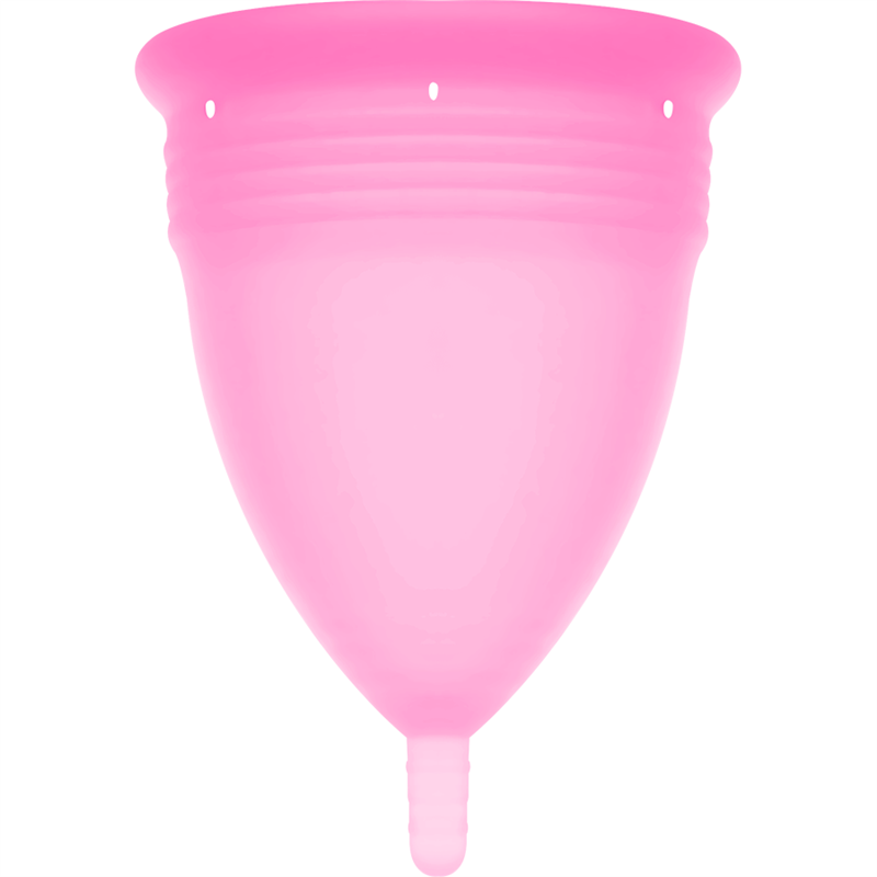 STERCUP - COPA MENSTRUAL FDA SILICONA ROSA - TALLA L