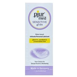 PJUR - MED SENSITIVE GLIDE LUBRICANTE BASE AGUA 2 ML