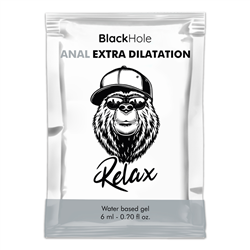 BLACK HOLE - GEL BASE AGUA DILATACIÓN ANAL 6 ML MONODOSIS