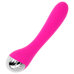 OHMAMA - VIBRADOR FLEXIBLE ESTIMULACION PUNTO G 19 CM