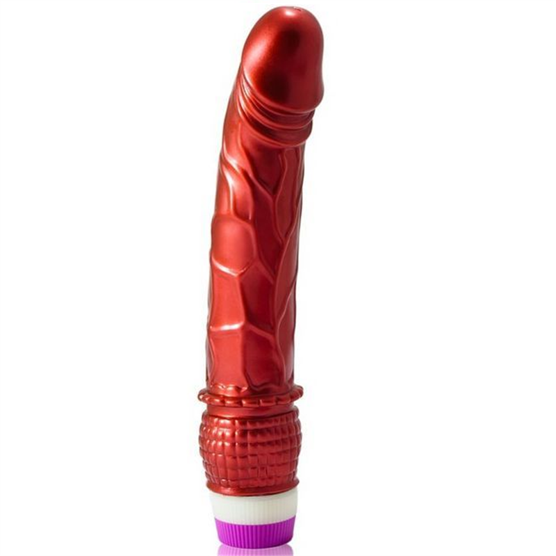 BAILE - VIBRADOR ROJO REALÍSTICO 23 CM