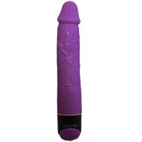 BAILE - COLORFUL SEX VIBRADOR REALÍSTICO LILA 23 CM