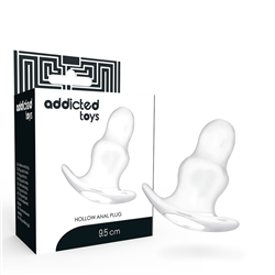 ADDICTED TOYS - DILATADOR ANAL MEDIANO 9.5 CM - TRANSPARENTE