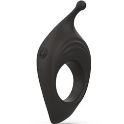 B SWISH - BCHARMED RHYTHM INFINITE DELUXE ANILLO PARA PENE 15 VIBRACIONES NEGRO