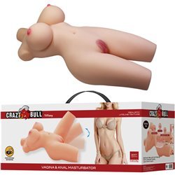 CRAZY BULL - TIFFANY TORSO FEMENINO REALISTA VAGINA Y ANAL 5.5 KG