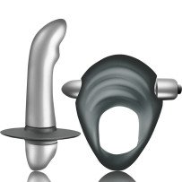 CLIMAXIMUM - ENTICE KIT ANILLO PARA PENE + VIBRADOR PRÓSTATA PRINCIPIANTES