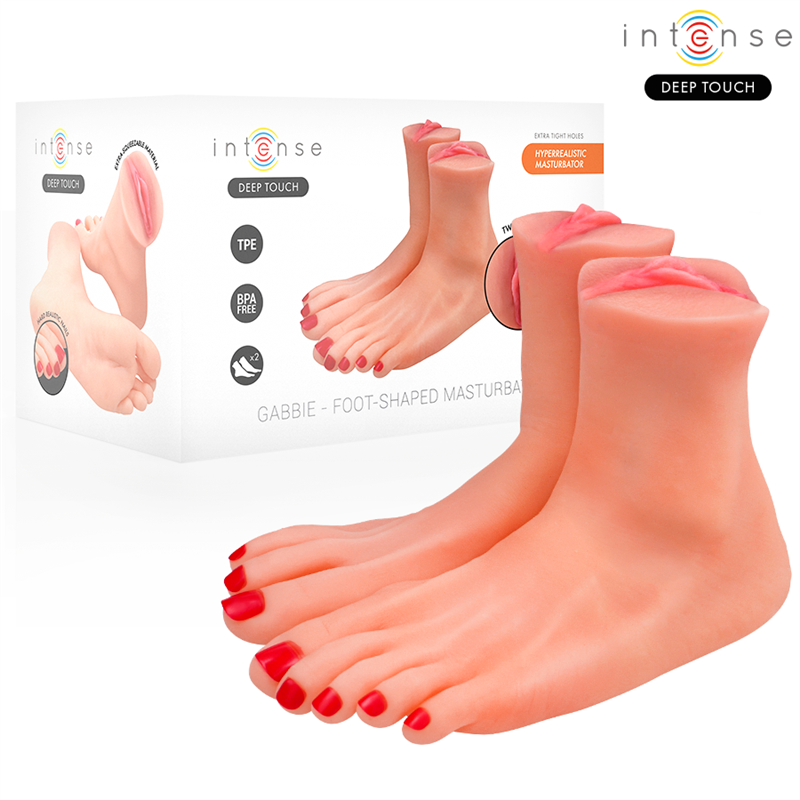 INTENSE DEEP TOUCH - GABBIE MASTUBADOR DE DOS PIEZAS EN FORMA DE PIE