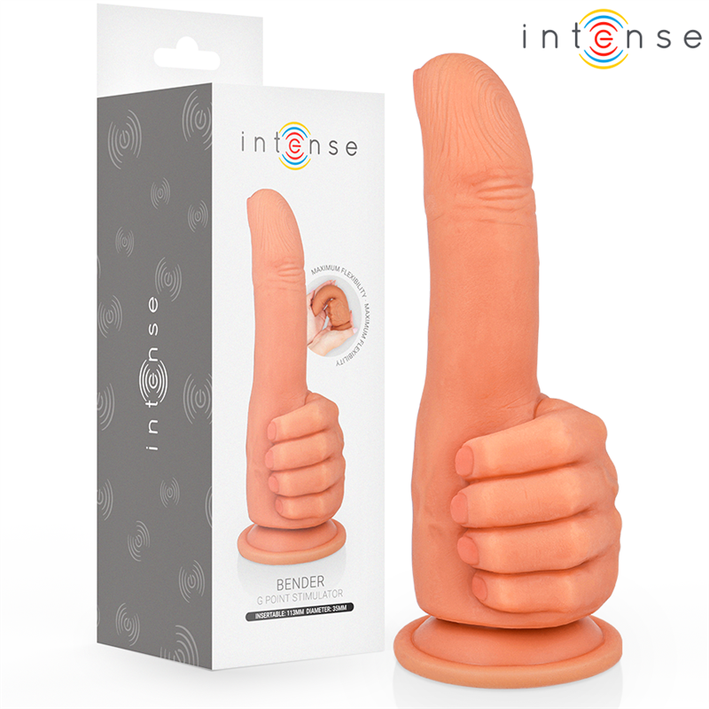 INTENSE - BENDER ESTIMULADOR PUNTO·G MANO FLEXIBLE 11,3 CM
