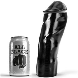 ALL BLACK - DILDO REALÍSTICO 20 CM