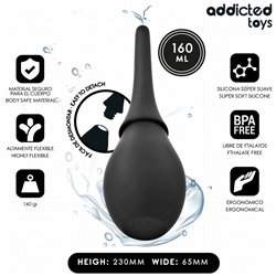 ADDICTED TOYS - LIMPIADOR DE VIAJE SILICONA MODELO 3