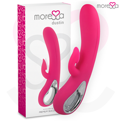 MORESSA - DUSTIN SUCCIONADOR CLITORIAL Y POTENTE VIBRACIÓN PREMIUM SILICONE RECARGABLE