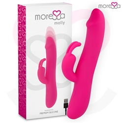 MORESSA - MOLLY IMPULSOR UP&DOWN Y POTENTE VIBRACIÓN PREMIUM SILICONE RECARGABLE