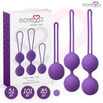MORESSA - OSIAN SET Osian One 51 Gr / Osian Two 101 Gr / Osian Three 85 gr PREMIUM SILICONA LILA
