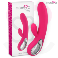 MORESSA - TROY MASAJEADOR PUNTO G Y CLITORIS PREMIUM SILICONE RECARGABLE