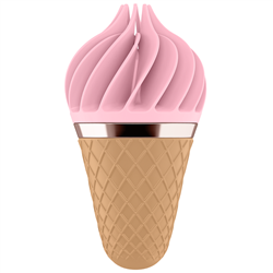 SATISFYER - SWEET TREAT SPINNATOR MARRÓN & ROSA