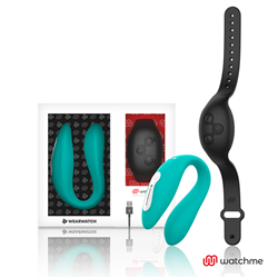WEARWATCH - VIBRADOR DUAL TECHNOLOGY WATCHME AGUAMARINA / AZABACHE