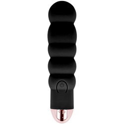 DOLCE VITA - VIBRADOR RECARGABLE SIX NEGRO 7 VELOCIDADES
