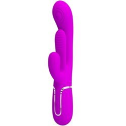 PRETTY LOVE - SHANIA TRIPLE VIBRADOR RABBIT MULTIFUNCIÓN ROSA