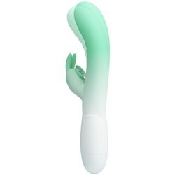 PRETTY LOVE - CERBERUS VIBRADOR RABBIT 3O VIBRACIONES VERDE