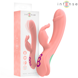 INTENSE - RACHEL VIBRADOR RABBIT 5 VIBRACIONES ROSA