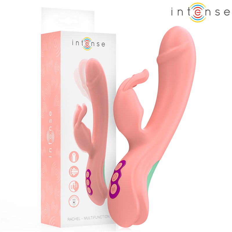INTENSE - RACHEL VIBRADOR RABBIT 5 VIBRACIONES ROSA