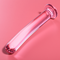 NEBULA SERIES BY IBIZA - MODELO 9 DILDO CRISTAL ROSA 15.5 CM -O- 2.5 CM