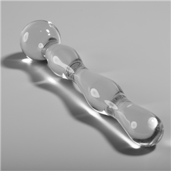 NEBULA SERIES BY IBIZA - MODELO 13 DILDO CRISTAL TRANSPARENTE 18 CM -O- 3.5 CM
