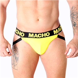 MACHO - MX25A JOCK AMARILLO LYCRA L