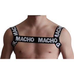 MACHO - ARNÉS DOBLE NEGRO