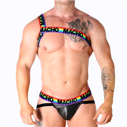 MACHO - ARNÉS ROMANO PRIDE S/M