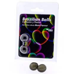 TALOKA - BRAZILIAN BALLS GEL EXCITANTE EFECTO MORE FLAVOUR 2 BOLAS