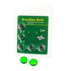 TALOKA - BRAZILIAN BALLS GEL ÍNTIMO MENTA 5 BOLAS