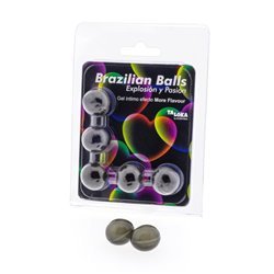 TALOKA - BRAZILIAN BALLS GEL EXCITANTE EFECTO MORE FLAVOUR 5 BOLAS