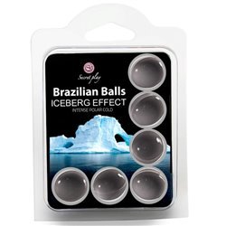 SECRET PLAY SET 6 BRAZILIAN BALLS EFECTO ICEBERG