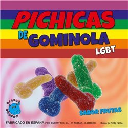 PRIDE - PICHITAS DE GOMINOLA FRUTAS CON AZUCAR LGBT