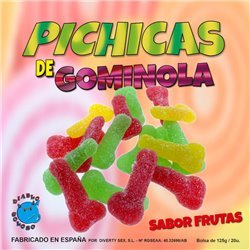 DIABLO GOLOSO - PICHITAS DE GOMINOLA FRUTAS CON AZUCAR