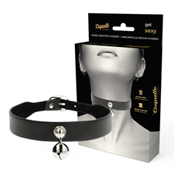 COQUETTE CHIC DESIRE - COLLAR CUERO VEGANO ACCESORIO WOMAN CASCABEL