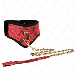 KINK - COLLAR CON CORREA DE ENCAJE 75 CM MODELO SCANDAL 44 X 10 CM