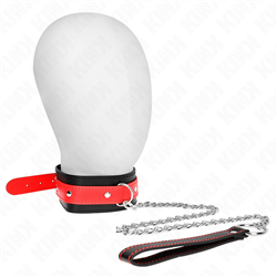KINK - COLLAR CON CORREA 65 CM ROJO AJUSTABLE 36-43 CM X 5 CM