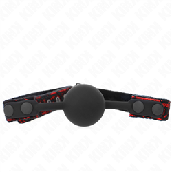 KINK - MORDAZA DE BOLA 4 CM DE SILICONA SCANDAL MODELO 1 65 x 2 CM