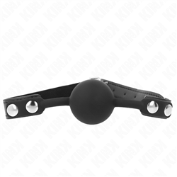 KINK - MORDAZA DE BOLA 4 CM DE SILICONA MODELO 1 60 x 2 CM