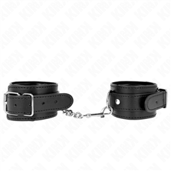 KINK - MUÑEQUERAS FINAS NEGRO AJUSTABLE 21-33 CM