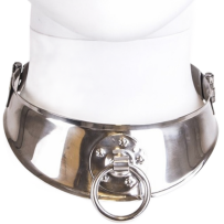 METAL HARD - COLLAR RESTRINGIDOR CON ANILLA
